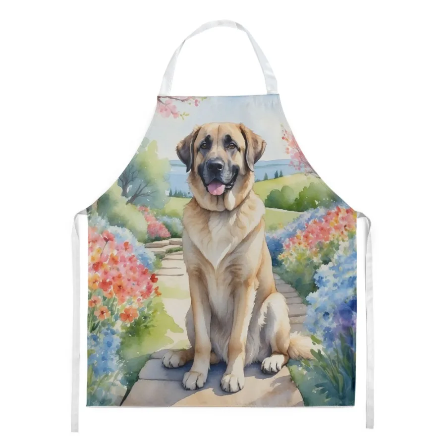 

Anatolian Shepherd Spring Garden Apron Cooking Kitchen Server Baking Crafts Gardening for Adult Women Men Unisex Large Multicol