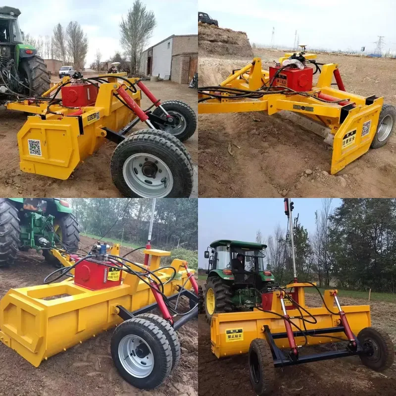 for Tractor Mounted Agricultural Laser Grader Farm Land Leveling Scraper Machine Efficient Farm Machines