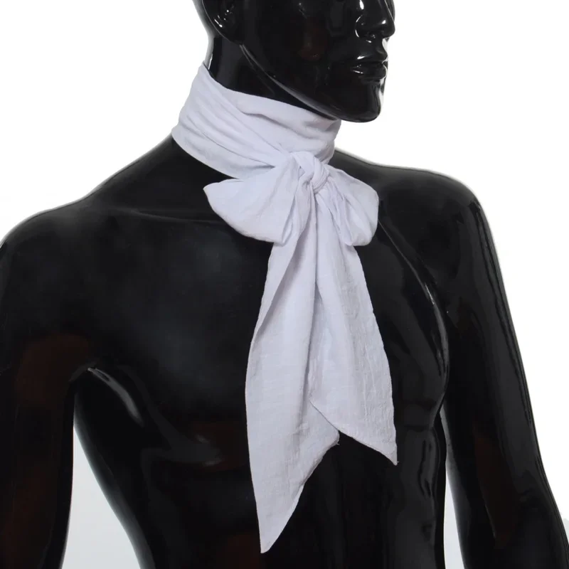 السادة Jabot Cravat الرجال ريجنسي أسكوت التعادل مصاص دماء نمط منديل زي اكسسوارات B12