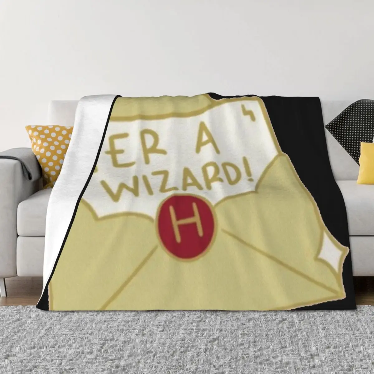 

Yer a Wizard Sticker House Decoration Room Aesthetic Decoration Bedroom Throw Blanket Moving Custom Soft Big Beautifuls Blankets