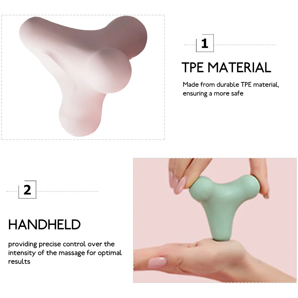 

2 шт. прочный массажный шарик из ТПЭ для натяжения мышц спины, шеи, портативный массажный шарик, массажные массажные шарики