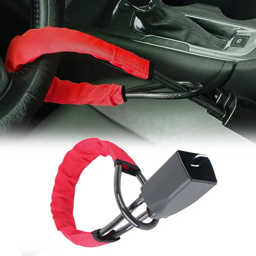 قفل عجلة قيادة السيارة العالمي، جهاز مضاد للسرقة، مناسب عالمي، شاحنة حماية أمنية شديدة التحمل، شاحنة SUV، آمنة وموثوقة #1