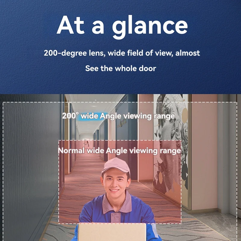 Wireless WIFI Doorbell Video Intercom Door Bell With Camera 2MP Smart Home For Security Protection PIR Motion Detection