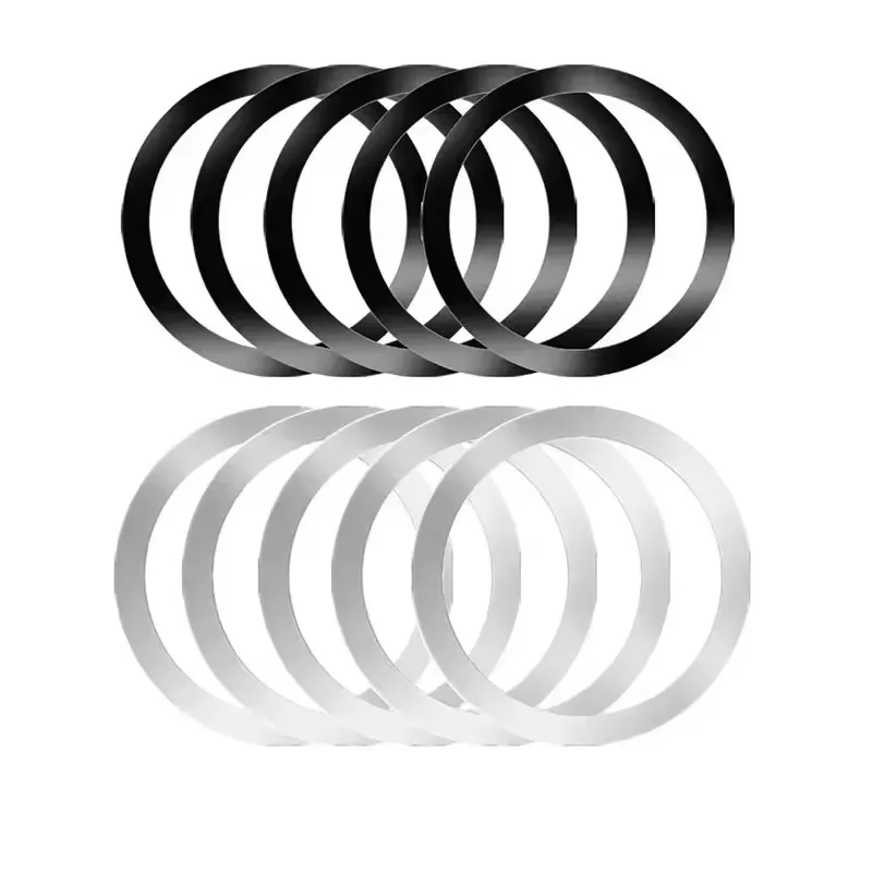 Universeller Magnetischer Metallplattenring für Samsung iPhone Magsafe Kabelloses Ladegerät Auto-Handyhalter Aufkleber Runder Magnet-Patch