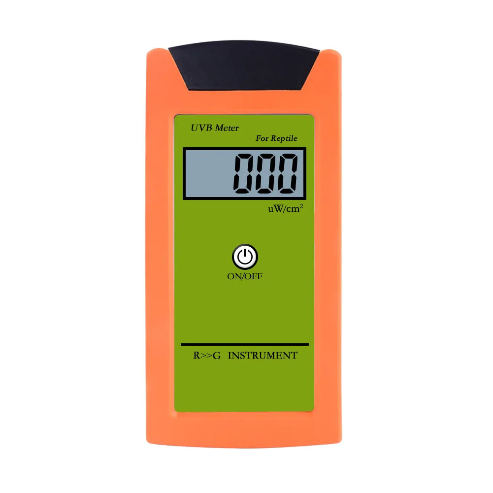 Portable UVB Meter Reptile UVB Tester Sun Lamp UVB Detector Handheld Ultraviolet Radiation Meter for Reptiles Pet UVB Testing