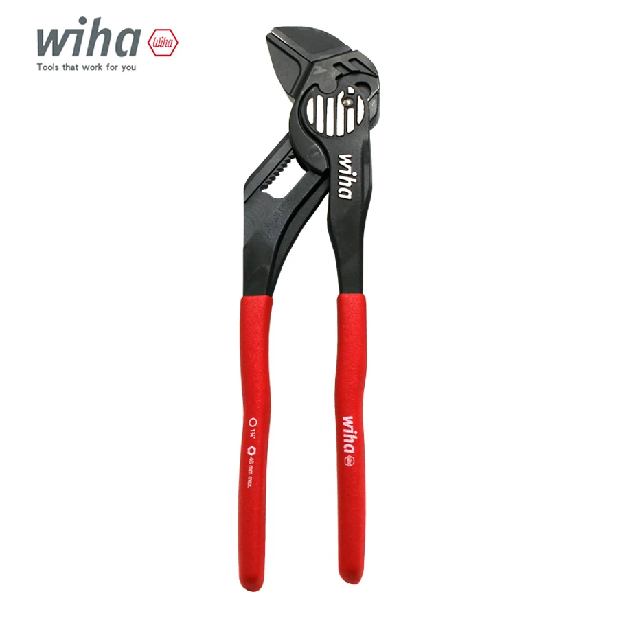 Wiha 40923 Adjustable Water Pump Pliers with Comfort Grips Pliers Wrench for Home Repair,Gripping,Plumbing,Nuts,Bolts and Pipe