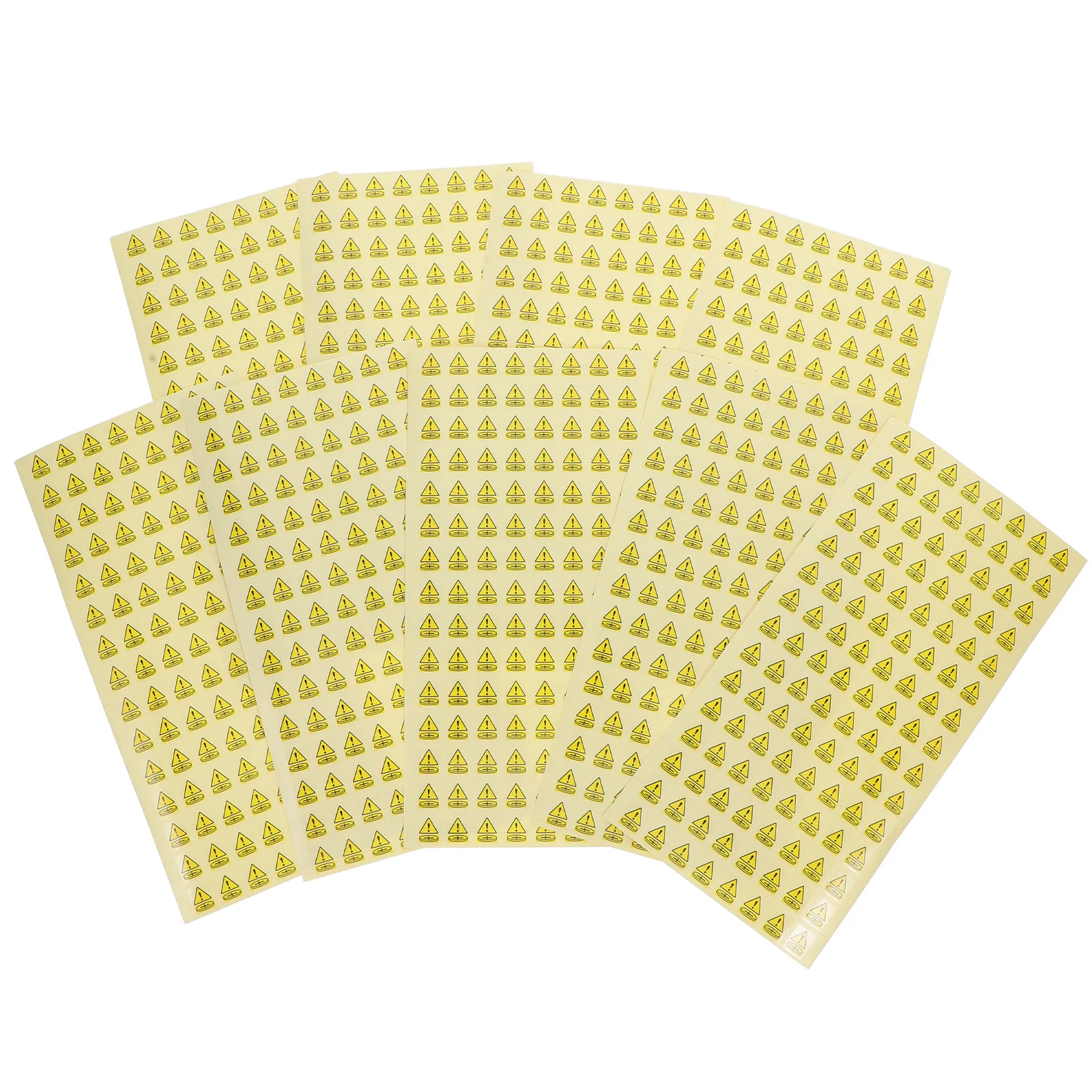 

1000pcs Button Warning Stickers Safety Labels Alert Tags Signs Packaging Transport Strong Adhesive