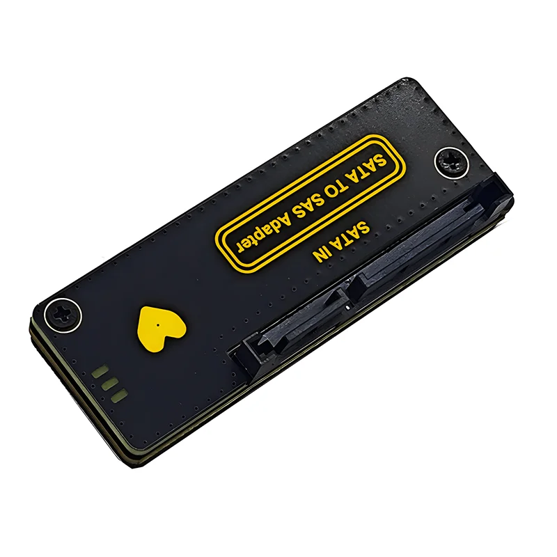 Desktop SATA to SAS Conveter Expansion Card Riser SATA (7+15)22Pin Male to SAS 29Pin Female 6G Adapter Support 2.5