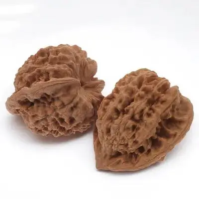 

2pcs Walnut Core Hand Massage Ball Lightweight Portable Blood Circulation Roller Meridian Acupoint Therapy Skin for Friends