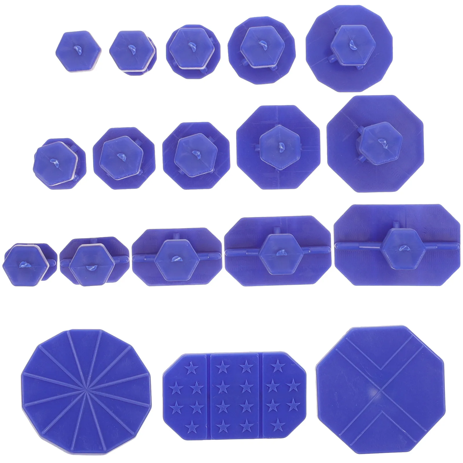 

1 Set Dent Puller Kit For Car Body Repair No Trace Auto Dent Removal Tool With Tabs, Plastic Trim Repair Accessory For Diy Auto