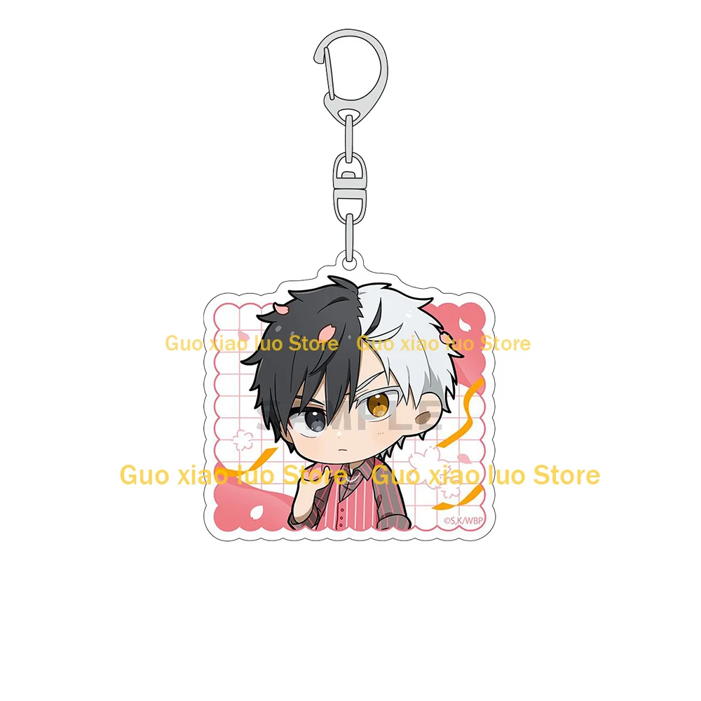 Wind Breaker Sakura Suit Haruka Sakura Hajime Umemiya Akihiko Nirei Hayato Suo square Chibi anime Acrylic keychain holiday gift