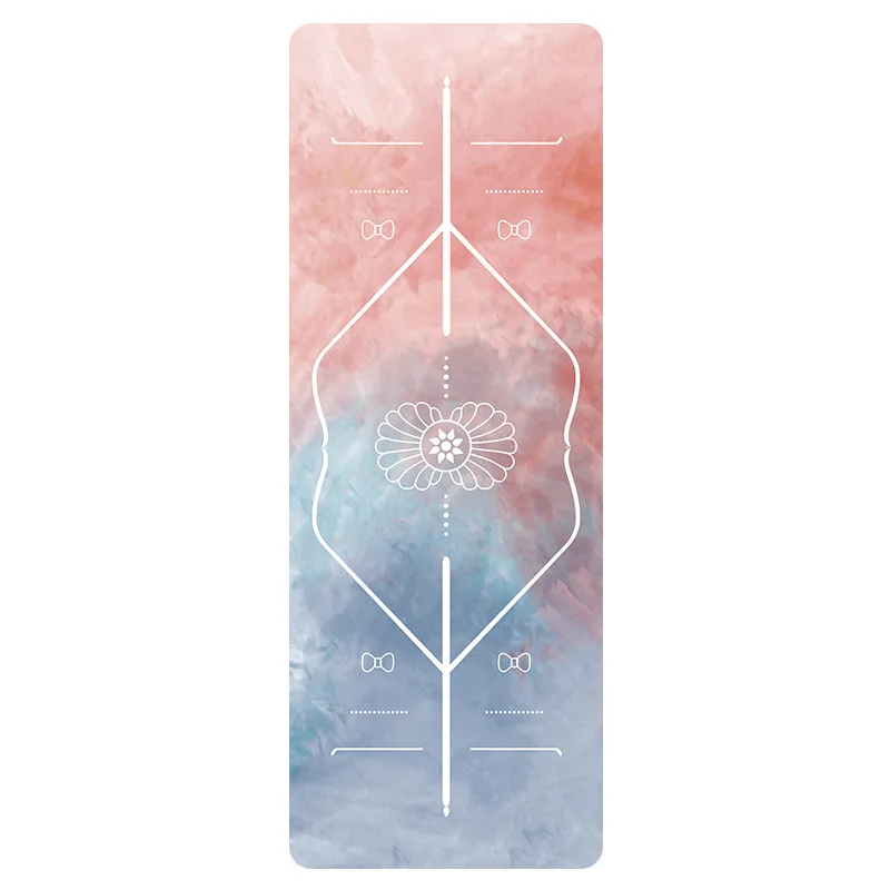 

Professional Suede Yoga Mats Sweatproof Non Slip Pilates Mat for Hot Yoga Beginners Eco Friendly Rubber Base Portable 요가매트