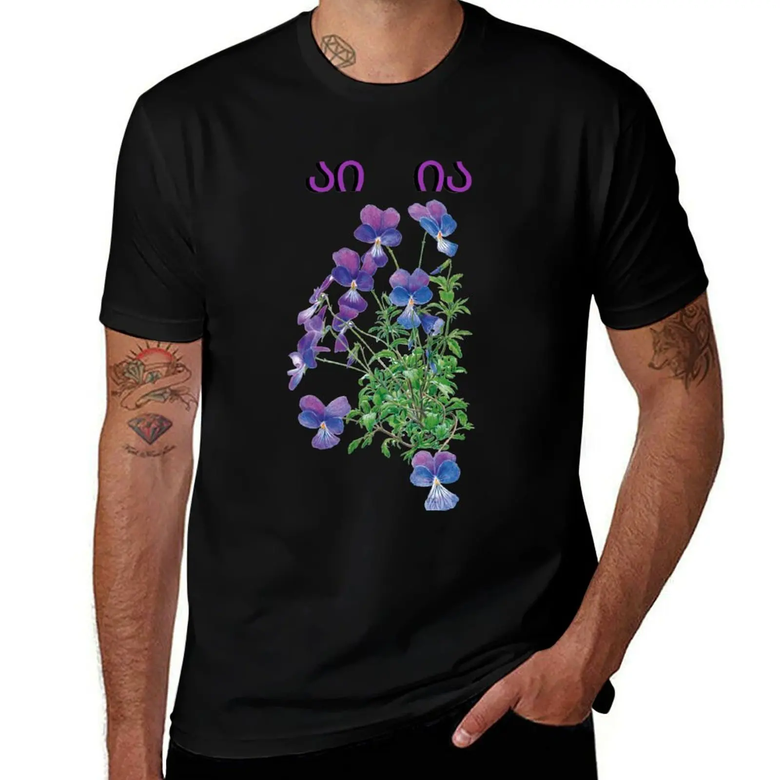 AI IA which mean here is violet. T-Shirt Thanksgiving Day Tee Top T-Shirt