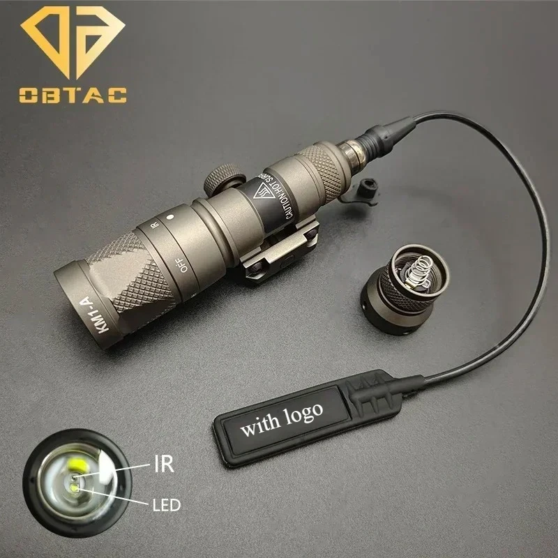 NONE Sotac SF M600V M300V IR-Beleuchtung Scout Light Taktische LED-Taschenlampe Jagd-Waffenlampe mit Schienenmontage für Outdoor-Sportarten 6