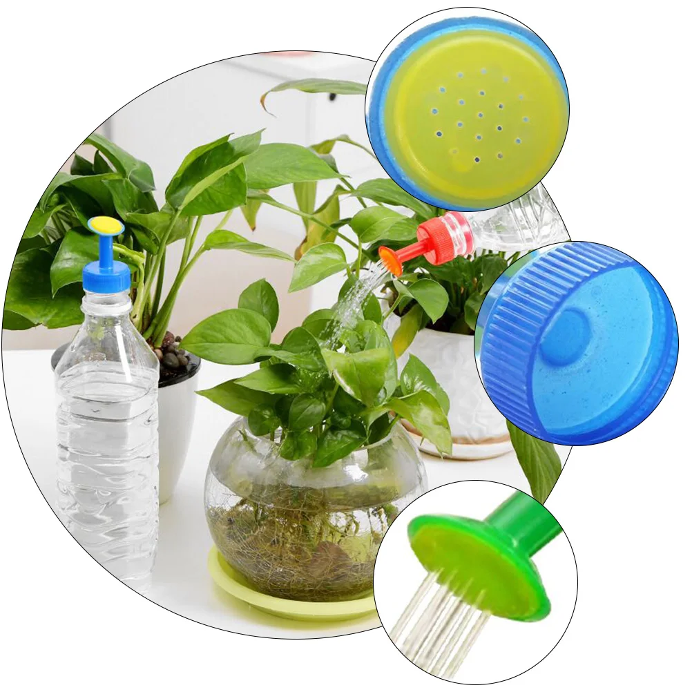 

10pcs Sprinklers PVC Durable Portable Watering Sprinkler Reusable Mini Portable Bottle Caps Sprinkler Nozzles