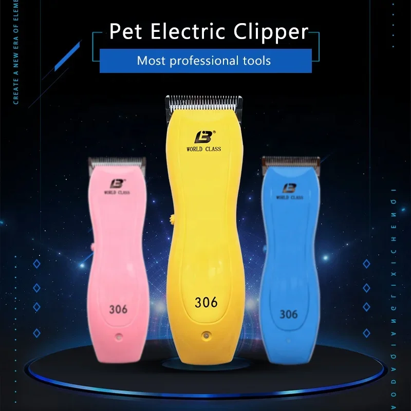 Electric Dog Hair Clipper Grooming Tool Rechargeable Cordless Pet Trimmer Cutter Machine Hair Shaving Dog Cat Blades