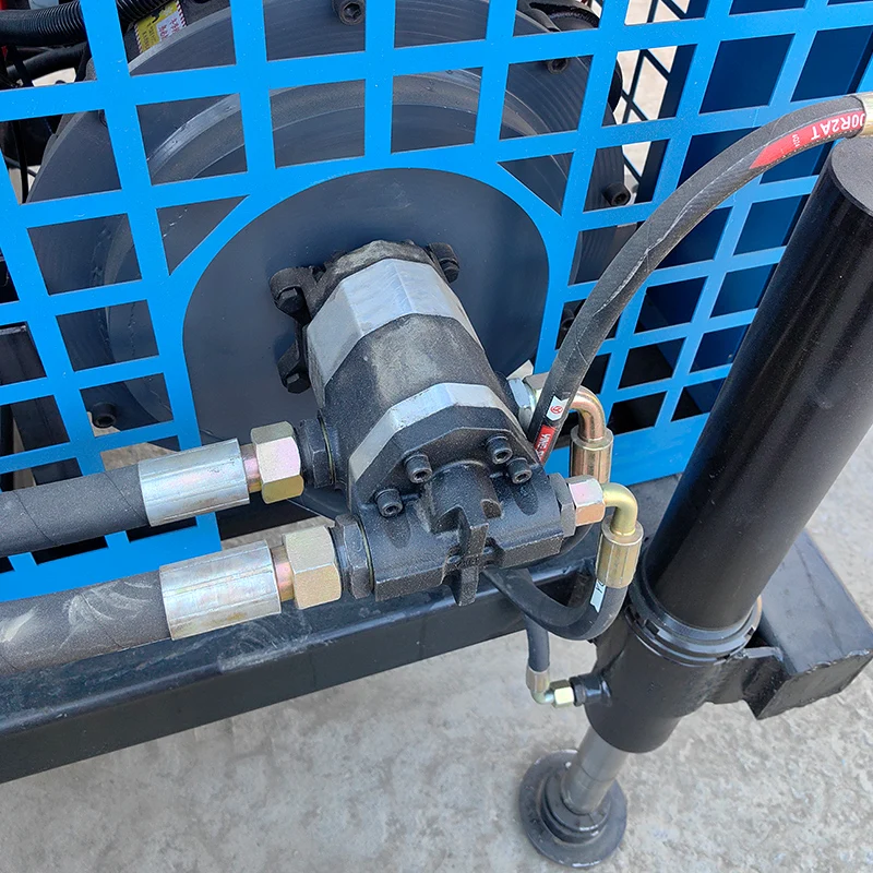 Mini macchina idraulica personalizzata per perforazione di pozzi d'acqua, piccola ruota rimovibile, profondità 300 m, per pozzi d'acqua