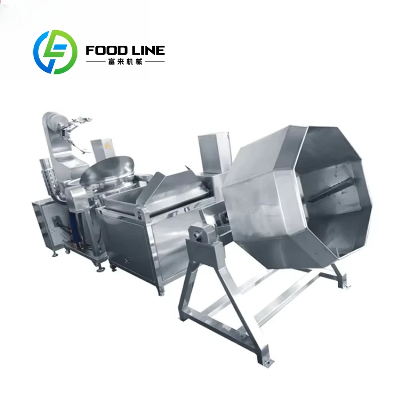 Sea Salt Roasted Cashews Machine Hot Sale Honey Coated Nuts Roasting Processing Supplier Customized