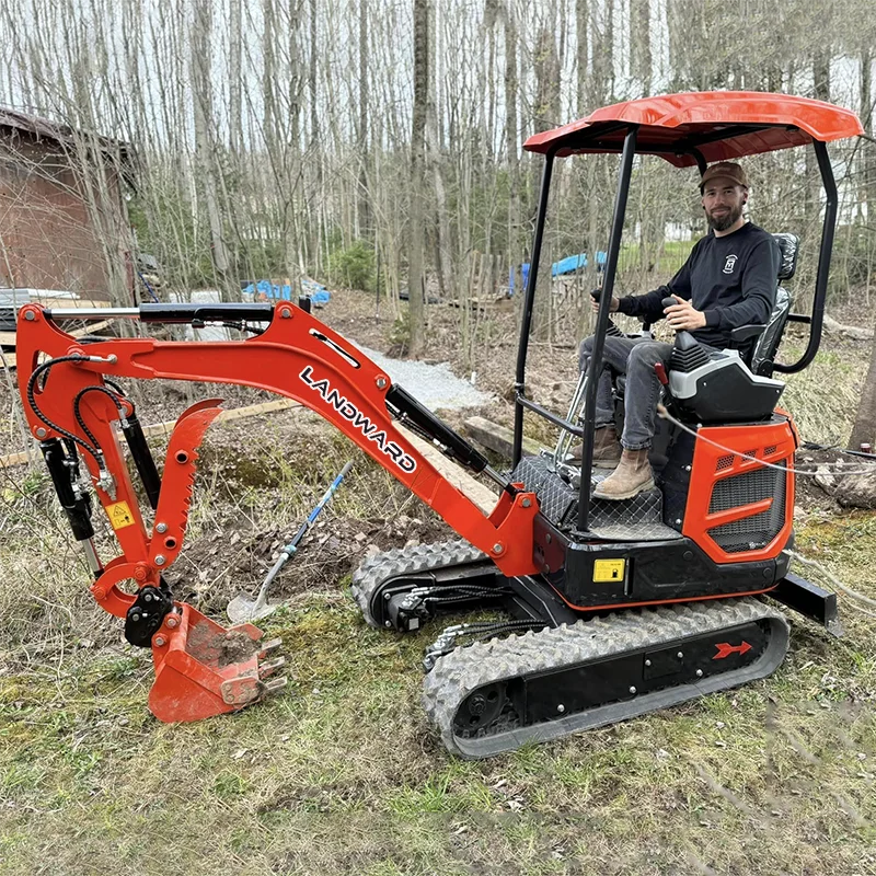 China 1.5 Ton 1.8 Ton Hydraulic Mini Excavator Machine 1000KG Small Digger EPA/EURO 5 Crawler Excavator Customizable For Sale