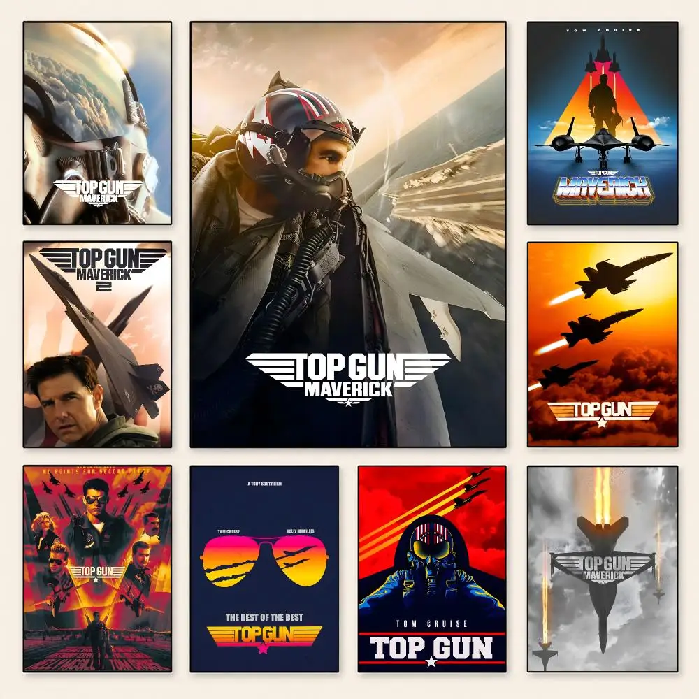 Movie Top Gun Maverick Poster Poster Minimalist Decor HD SelfAdhesive Wall Art for Home Café Bedroom Gift Aesthetic Hanging