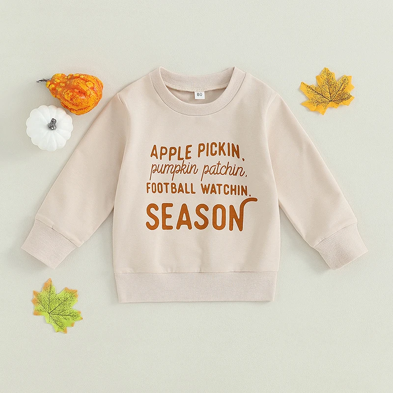 

Cute Girls Fall Hoodies Toddler Casual Crewneck Sweatshirts with Graphic Print and Ribbed Cuffs for Cozy Style