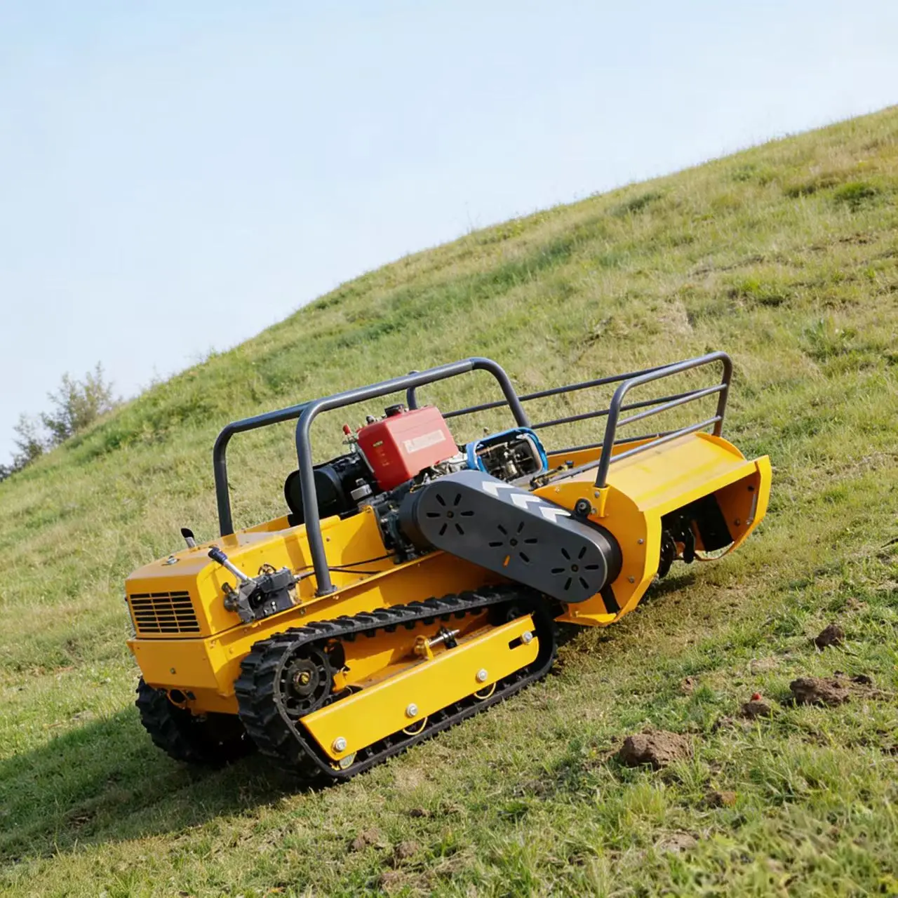 

Customized High power torque all terrain flail mower, automatically increases power when encountering thick grass, without lawn