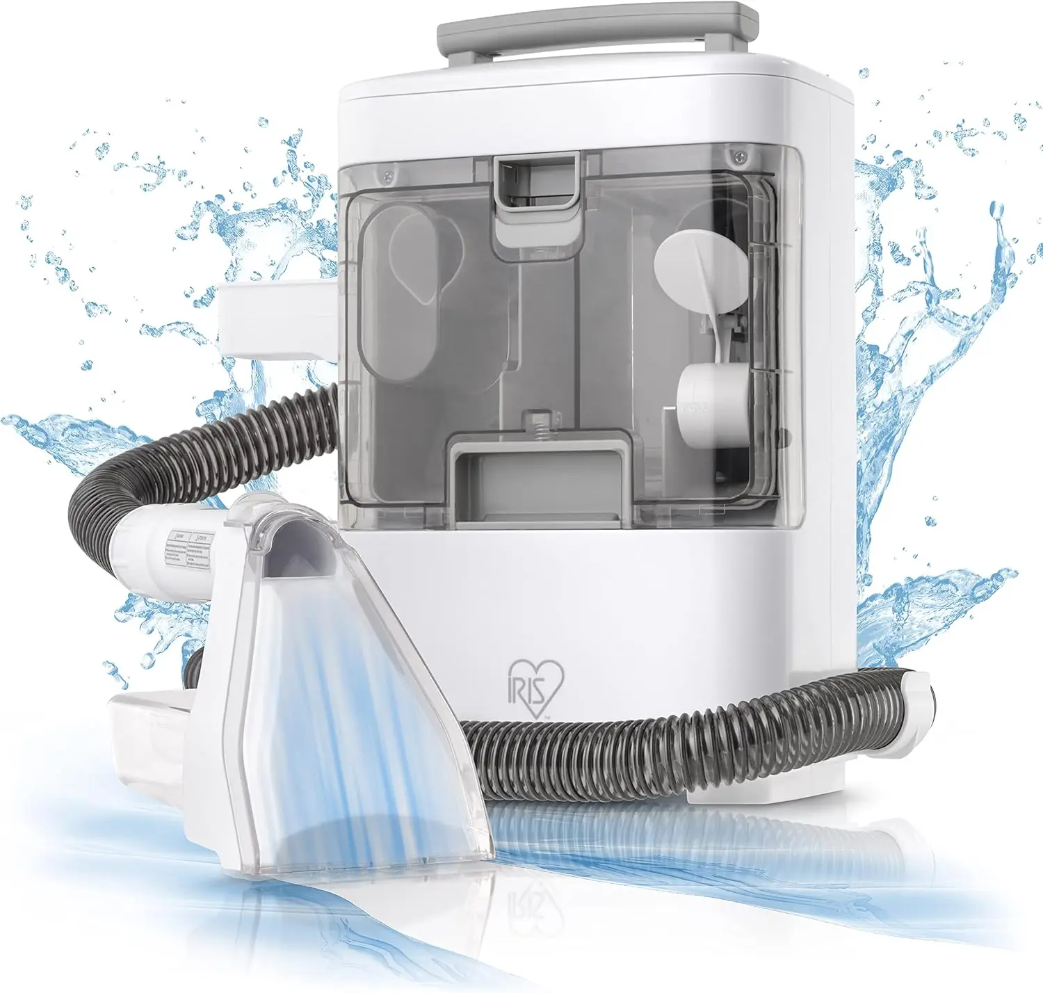 

Portable Carpet Spot Cleaner with Auto Spray for Carpets, Sofa, Upholstery, Car Detailing, Lightweight Stain Remover 500mL Tank