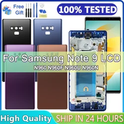 삼성 갤럭시 노트 9 LCD 터치 스크린 디지타이저 노트 9 용 TFT 스크린, 교체 부품, N960, N960F 디스플레이