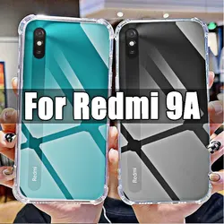 Soft Silicone Shockproof Clear Case for Xiaomi Redmi 9A HD TPU Transparent Covers Shell for Redmi9A 6.53