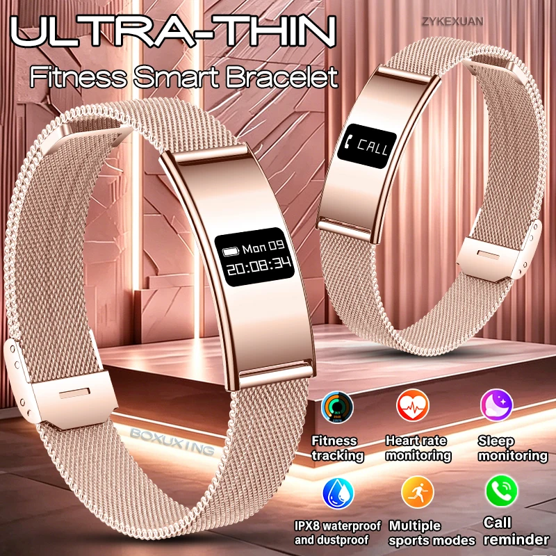 New Fashion Women Smart Bracelet Heart Rate Sleep Monitor Sp