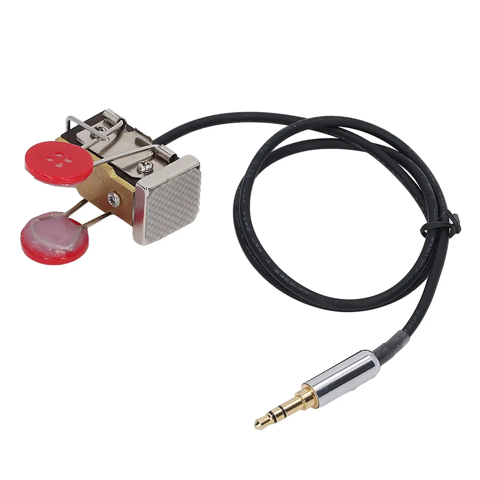 

Portable Brass CW Morse Keyer Mini for pota - Easy to Use, Fine Workmanship, Compact Design