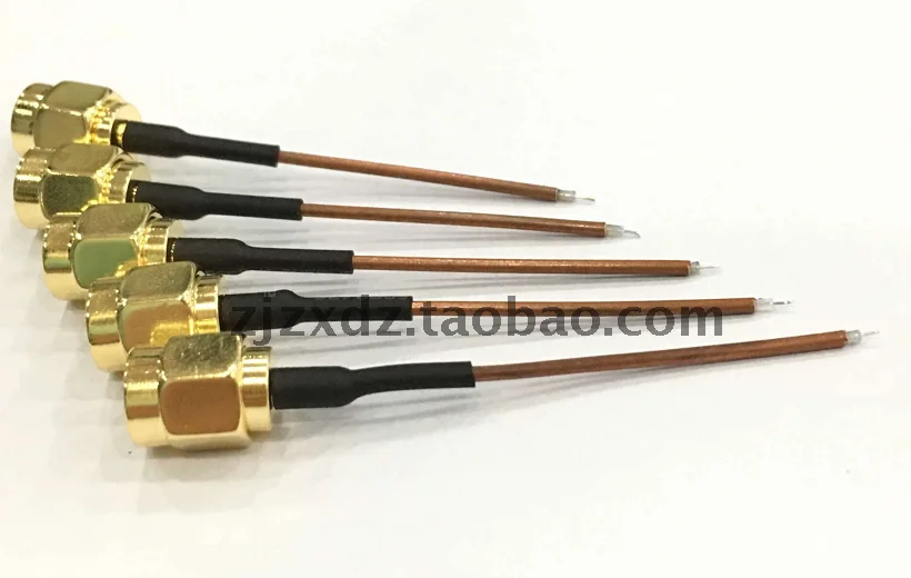 Internal Screw and Internal Needle SMA-J SFT50-1 Skin Primary Color Copper Tube Diameter 1.2MM Mobile Phone Debugging Cable