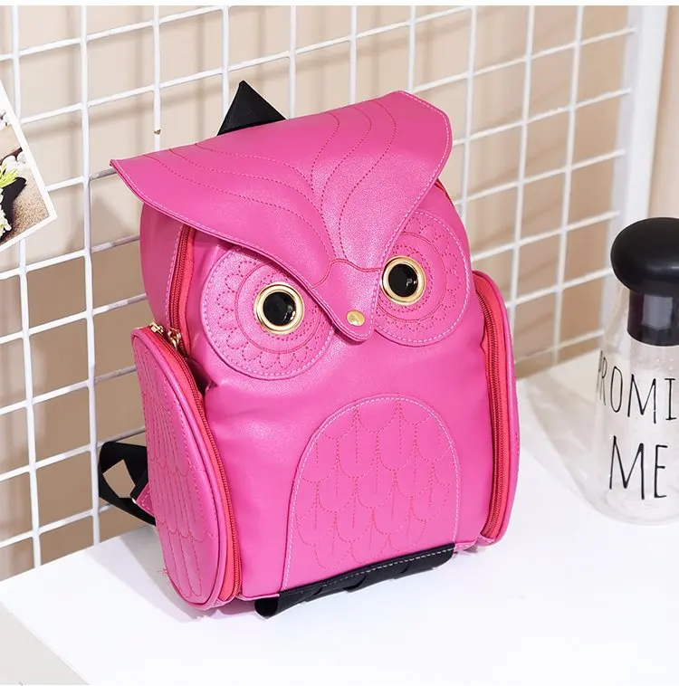 2023 Cute Owl Fashion Backpacks Cartoon owl Women Backpack Softback School Bags Teenage Backpacks 4colors