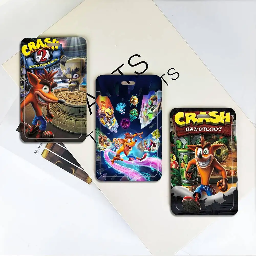 

Держатель для рабочей карты/бейджа C_CrashS_B-Bandicoot, 1 шт., для мужчин и женщин, с ремешком на шею, для удостоверений личности и бизнес-карт
