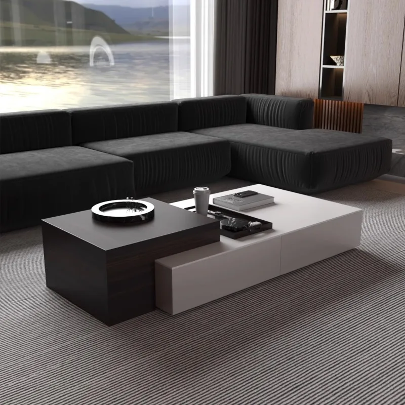 Modern living room home minimalist Italian multi-function, light luxury high-end design sense