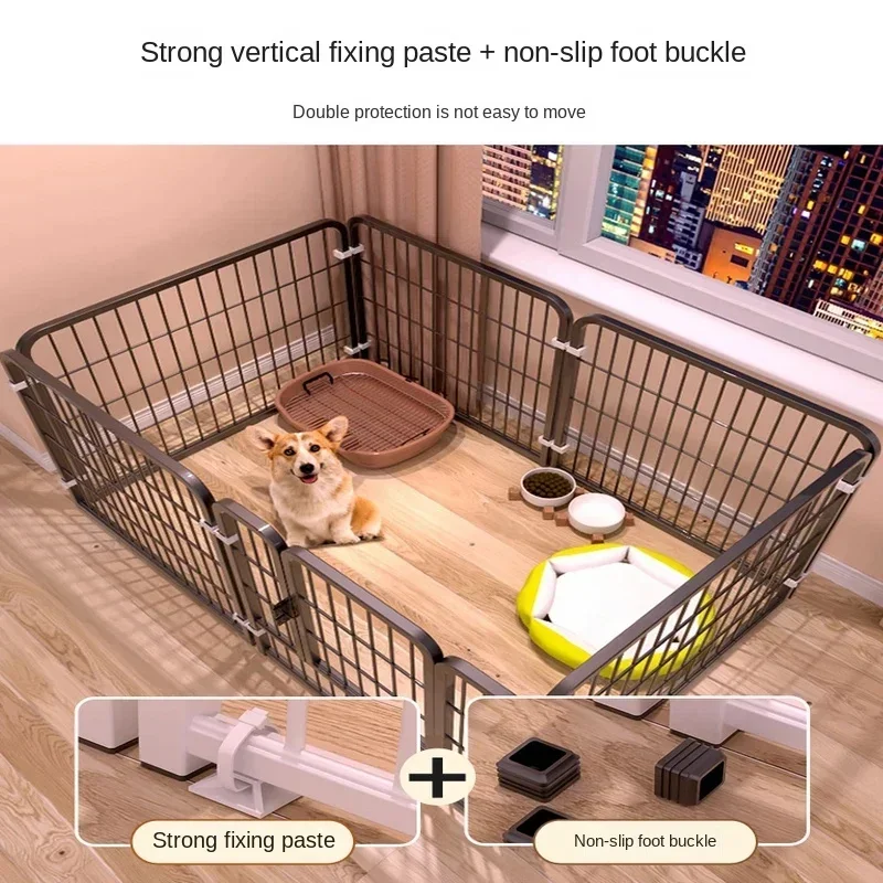 Indoor Dog Fence Large and Medium Pet Cage for Small Dogs Durable and Secure Canine Kennel for Home Use