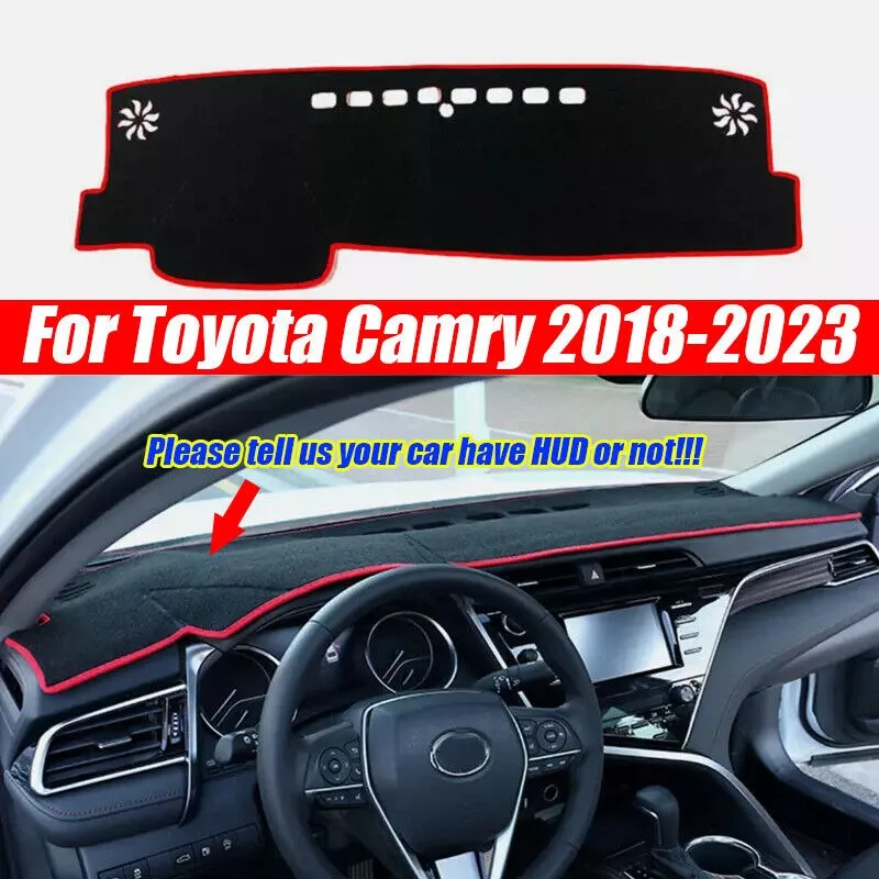 

Car Red Dashboard Dash Mat DashMat Sun Cover Pad for Toyota Camry 2018-2023