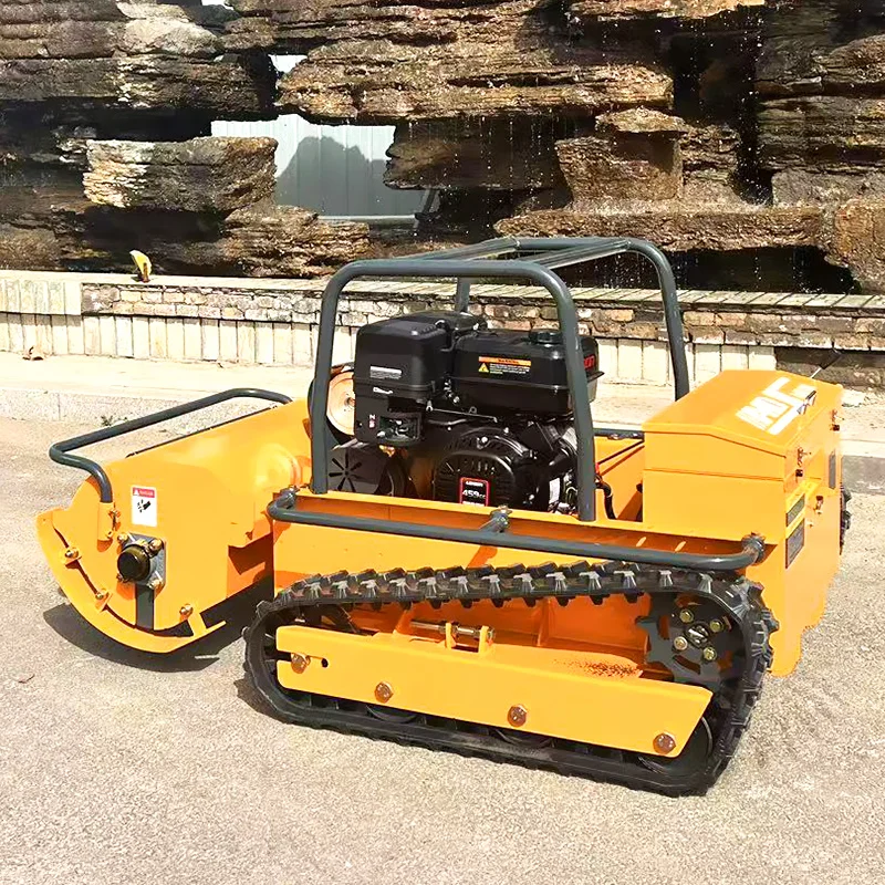 Customized crawler-type all-terrain remote-controlled lawn mowers, garden and agricultural machinery