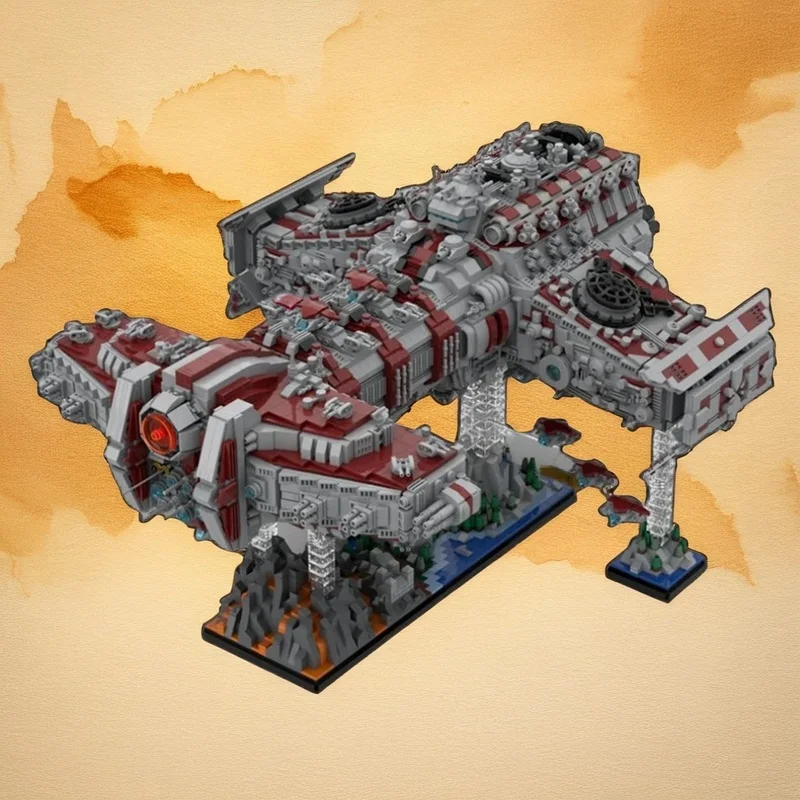 11262pcs MOC Battlecruiser StarCraft Inspired Space Model Toy Building Blocks Construction Christmas Gift Creative 3D Education
