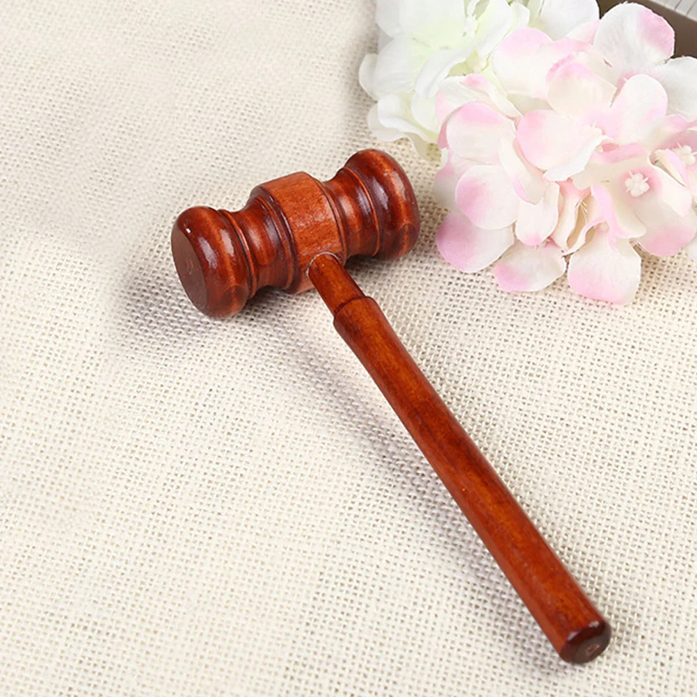 

4 Pcs Clothing Auction Hammer Child Childrens Toys Judges Wood Costume Wooden Plaything