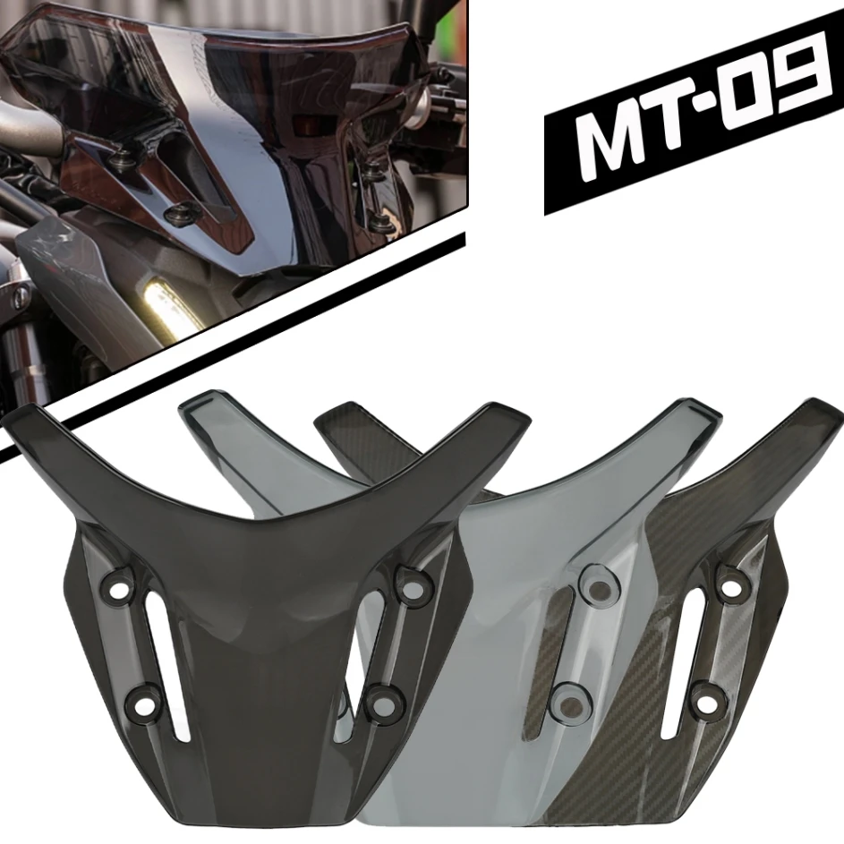 

FOR YAMAHA MT09 MT 09 MT-09 SP FZ09 FZ-09 FZ 09 2021 2022 2023 Front Screen Windscreen Windshield Deflector Protector Motorcycle