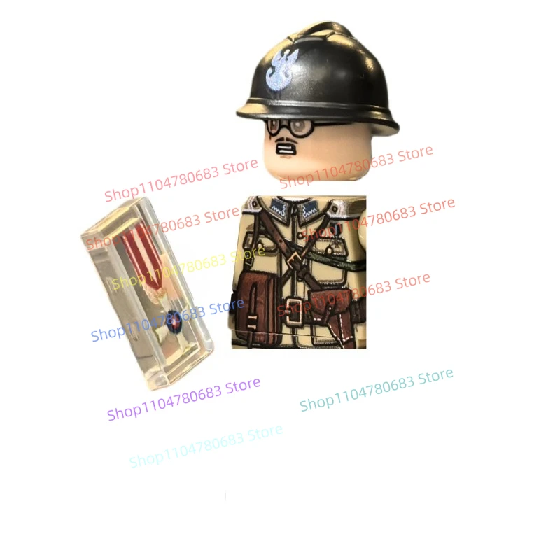 

MOC New Military Doll Building Blocks Mini Doll Soldier Nurse Toy Ornaments Splicing Holiday Gift Collection