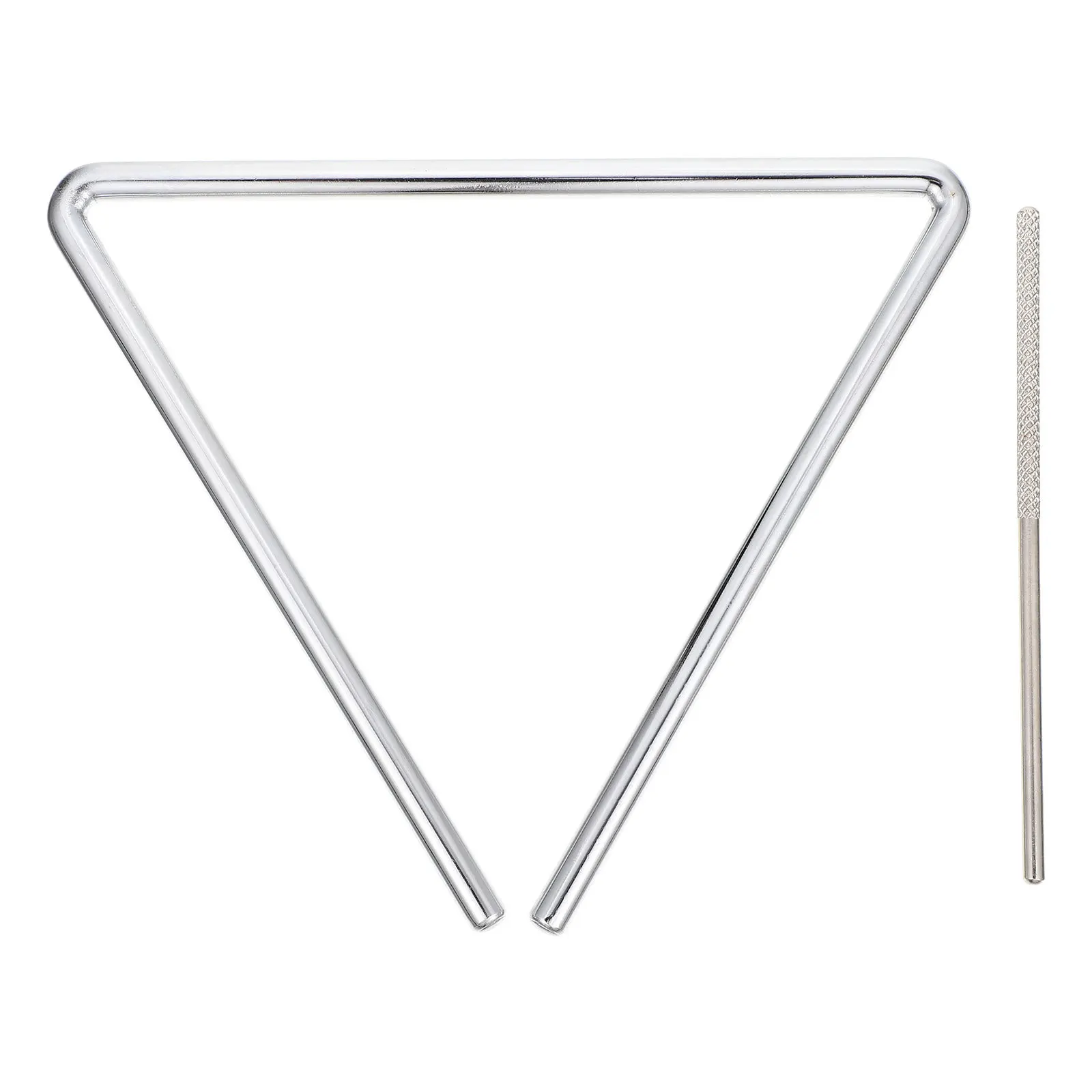 1 set 1 Set Percussion Triangle Metal Instrument For Kids Children Music Educational Learning Tool Lightweight Durable Practice