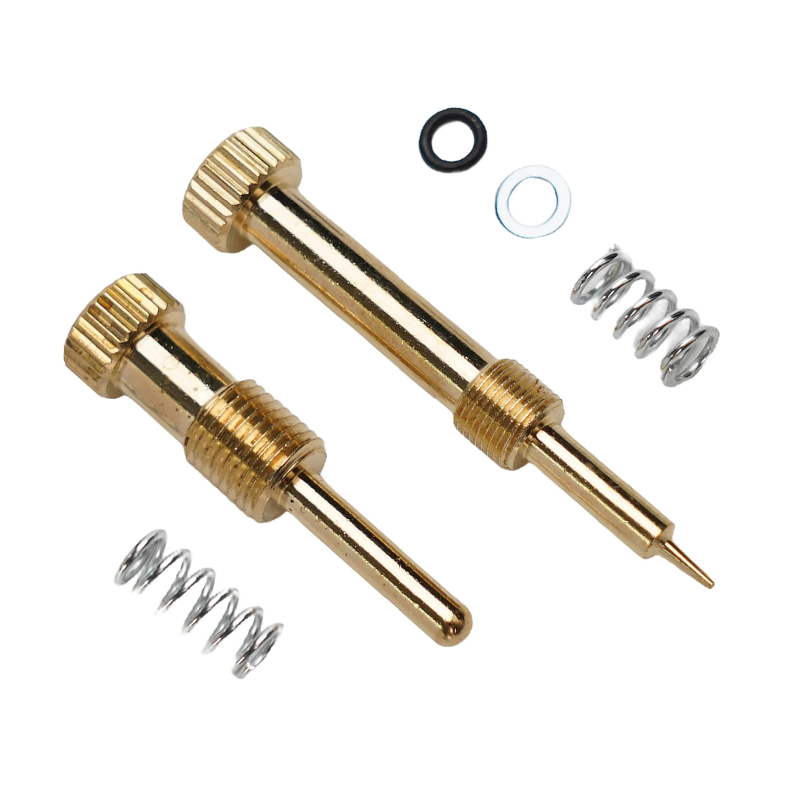 2Pcs Motorcycle Carburetor Retrofit Kits Idle Adjusting Screw + Air Mixing Screw For Mikuni VM22 Carb For YBR 125 2005 2006