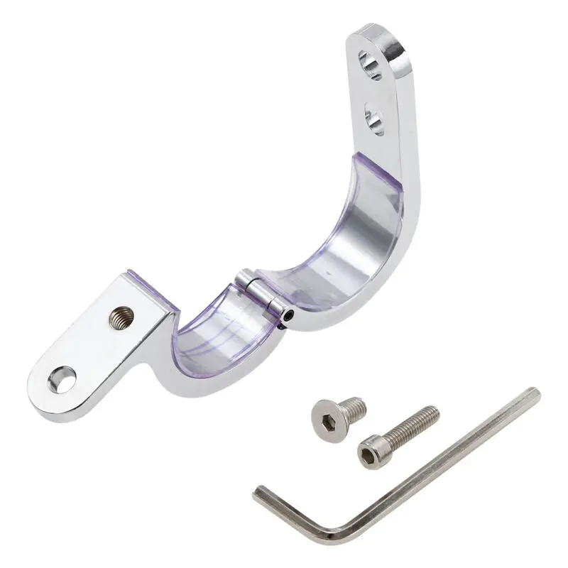 Universal Motorcycle Chrome Handlebar Mounts Clamp Clock 32mm 1 1/4\
