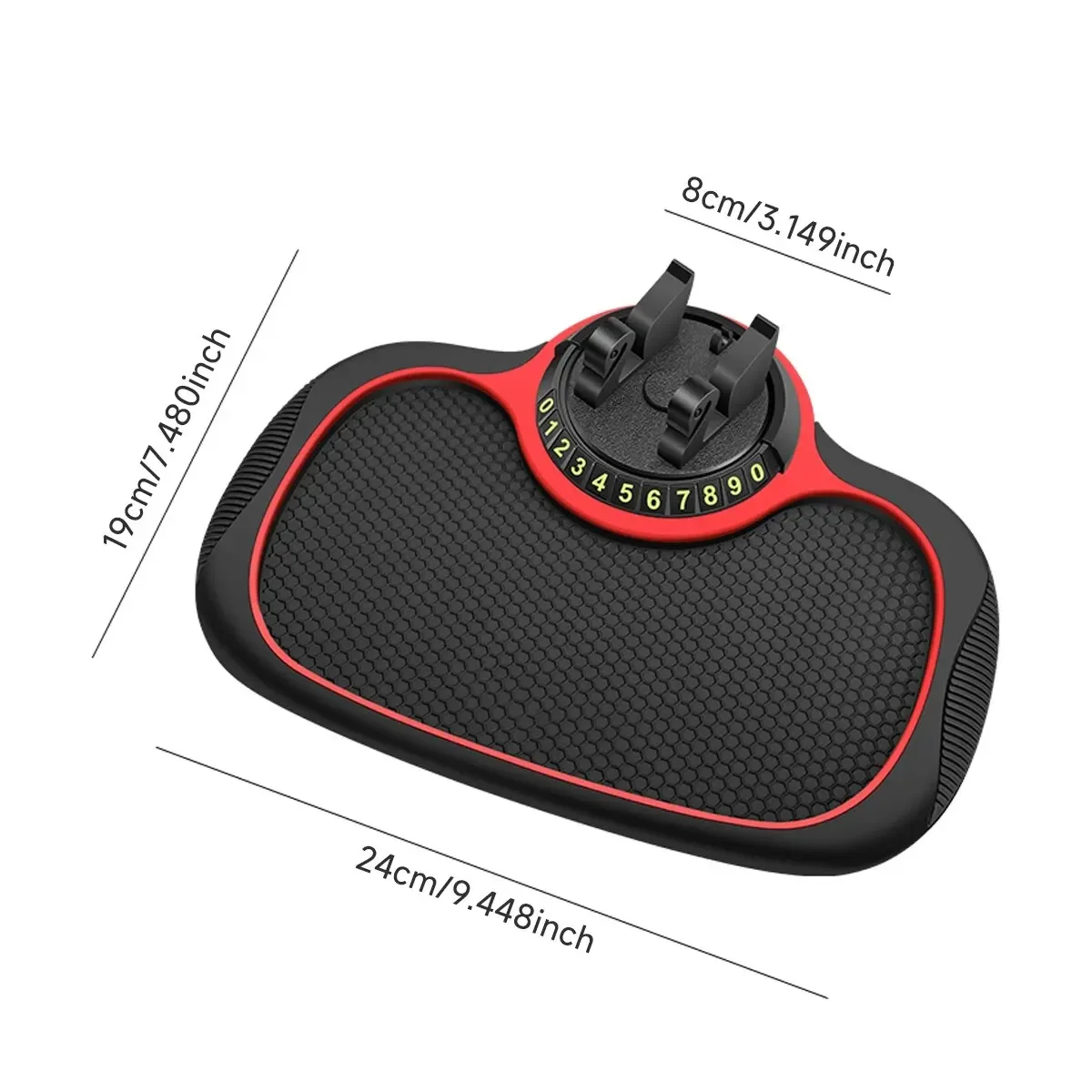 سيارة المضادة للانزلاق حصيرة متعددة الوظائف حامل هاتف السيارات عدم الانزلاق لزجة مكافحة الشريحة داش الهاتف جبل سيليكون لوحة القيادة السيارات وسادة حصيرة #3