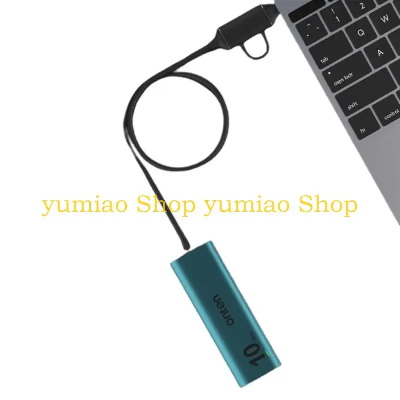 587B Multifunctional USB C Hub Adapter 3 Type C Ports + 2 USB Ports for Fast and Data Transmission