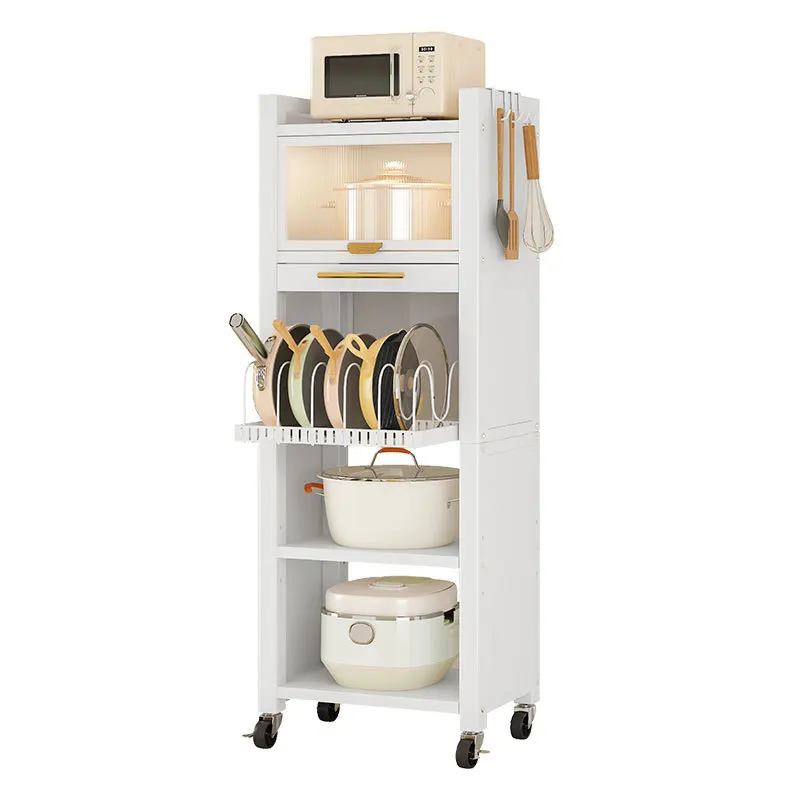 

Pot storage rack kitchen storage floor multi layer