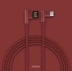 GOLF Type C Right Angle Double Sided USB CFast Charging Data Sync Charger Cable For Samsung S8 S9 S10 Xiaomi 5 6 Redmi HUAWEI LG