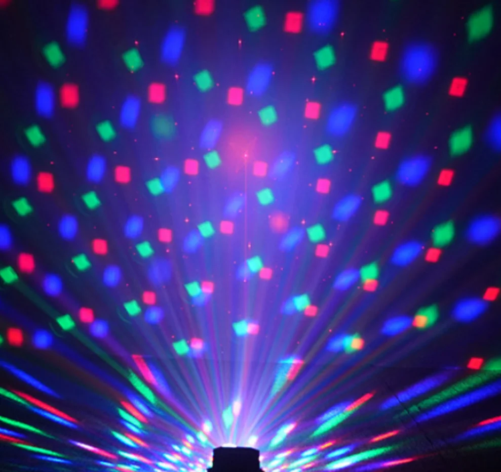 2026 Colorful LED DJ stage lights, home KTV ambient lighting beam lights frequency light lights